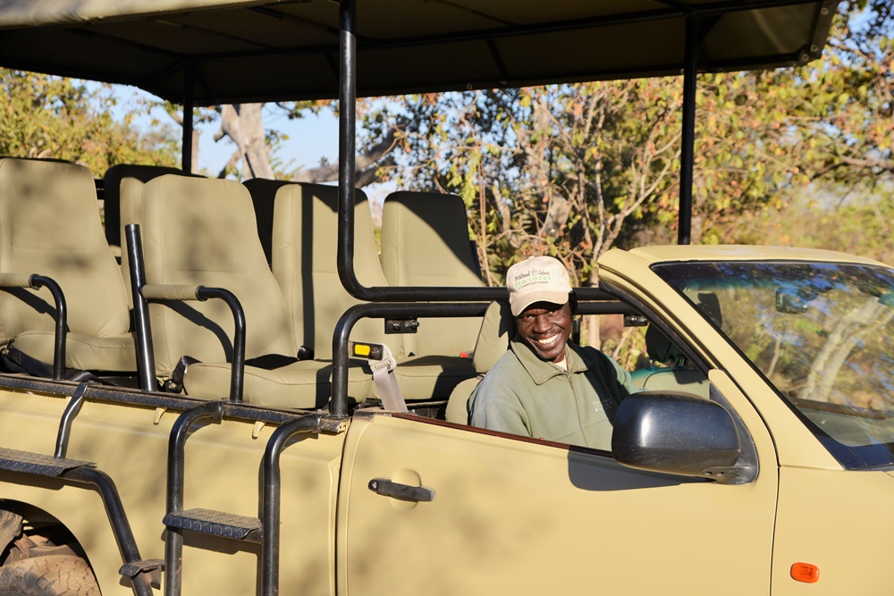 Take a game drive in the Kazuma Forest Reserve from Wildtrack Safari Eco lodge